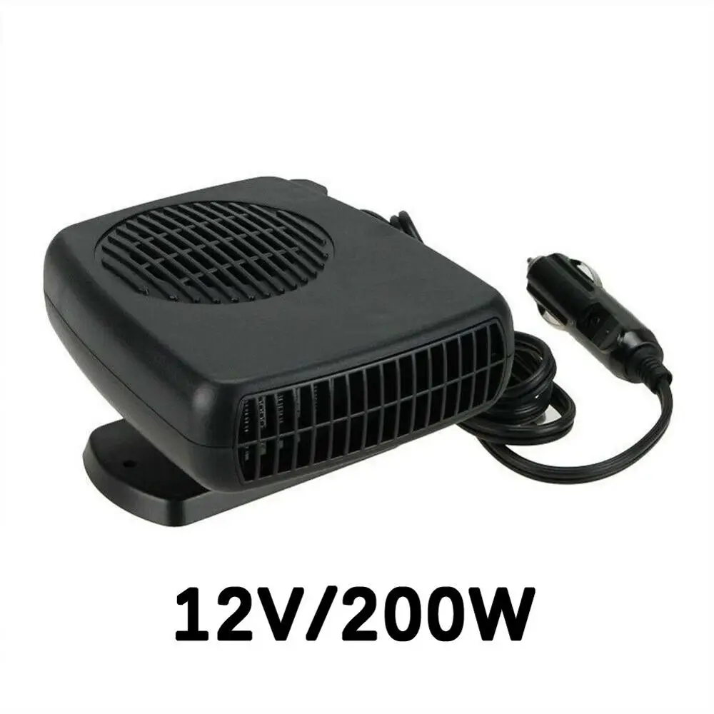 12V 24V Портативный авто электрический нагреватель нагревательный элемент охлаждающий вентилятор Demister запотевания нагреватель#1212 - Название цвета: 12V