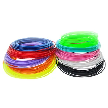 

HOT-3D Printing Pen Filament 1.75mm PLA Filament 10 Colors Refills Modeling Stereoscopic No Pollution (10 Meters / Color)