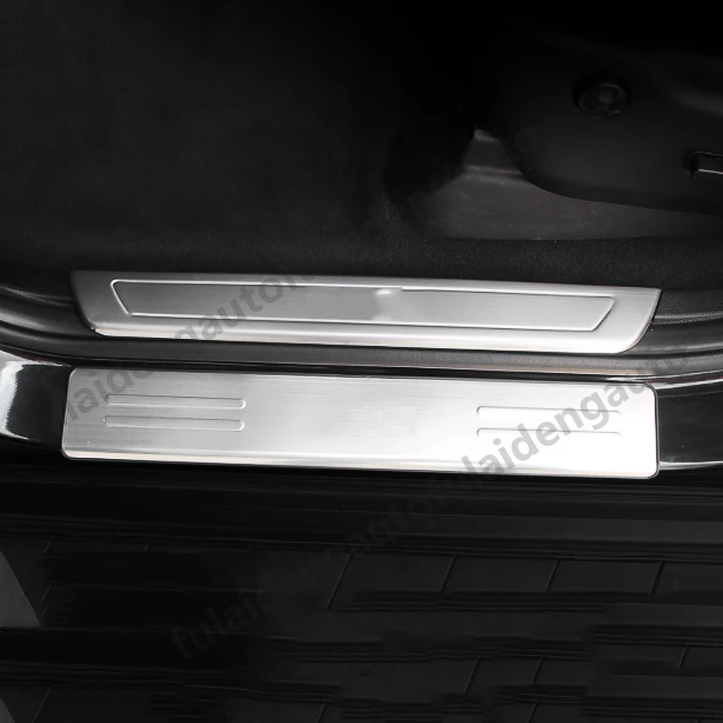 4 шт. для Jeep Grand Cherokee- порог из нержавеющей стали, накладные пороги, предохранительные щитки, пороги для автомобиля