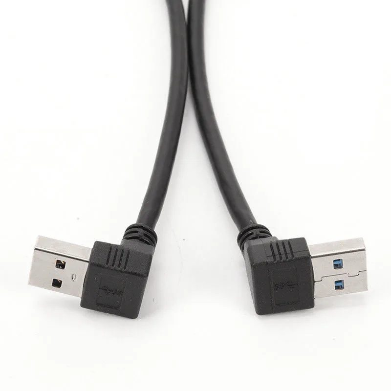 AMS-Usb 3,0 угол 90 градусов удлинитель для мужчин и женщин адаптер Шнур данных