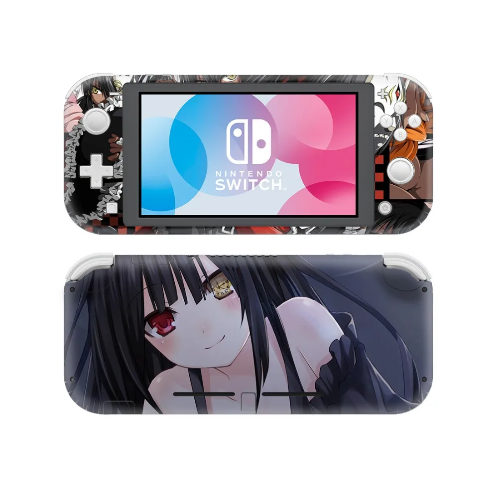 Наклейка на кожу с датой A Live Tokisaki Kurumi для nintendo Switch Lite Console kingd Switch Lite Защитная Наклейка на кожу