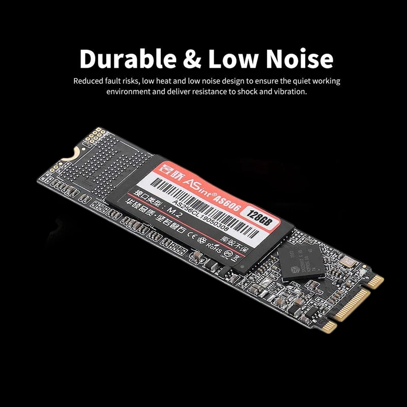 ASint SATA 128GB M.2 NGFF SSD твердотельный накопитель для настольных ПК SSD