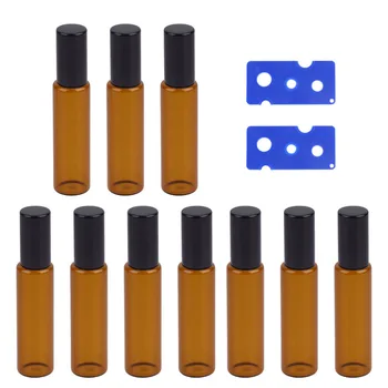 

16Pcs Bottles DIY Portable Lightweight Container Essential Oil Bottles Glass Bottles Aromatherapy Dispenser Roller Bottles for I