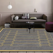 Современный геометрический стул для гостиной диван-Коврики простой норвежский стиль большие ковры прикроватный Декор для спальни Противоскользящие коврики