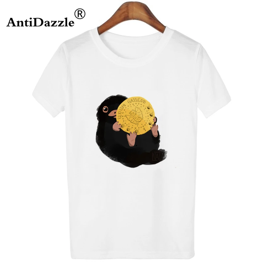Antidazzle новейшие Дэдпул модные Фантастические звери и где их найти ниффлер женская футболка Мультяшные забавные Молодежные футболки