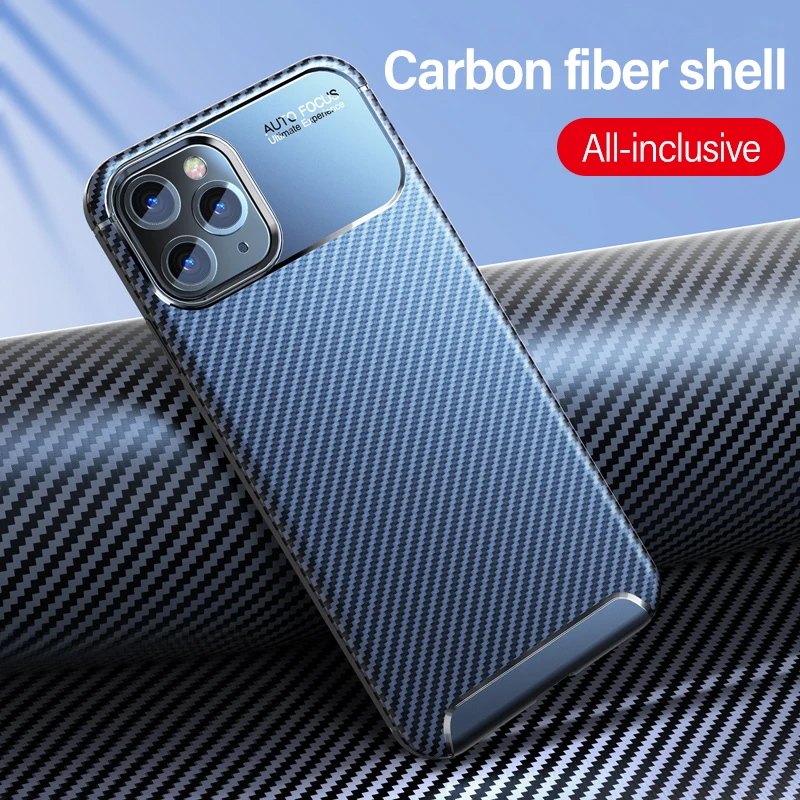 Ultra-thin Carbon Fiber Silicone Phone Case For iPhone 11 Pro Max SE XSMax XR XS X 8 7 6s 6 Plus Luxury Camera Protection Cover Ultra-thin Carbon Fiber Silicone Phone Case For iPhone 11 Pro Max SE XSMax XR XS X 8 7 6s 6 Plus Luxury Camera Protection Cover