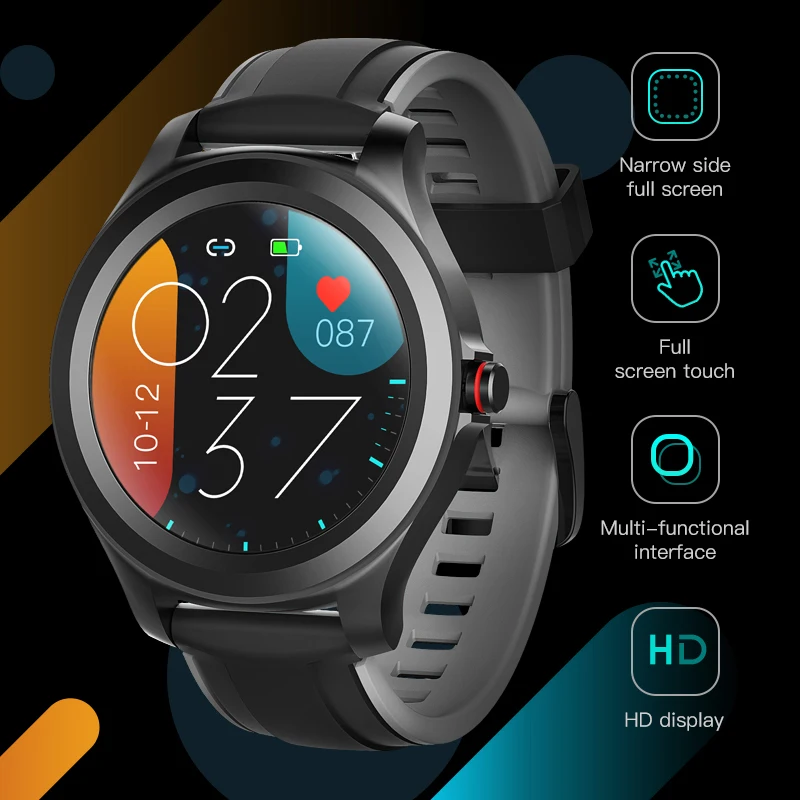 ESEED A380 Smart Watch men HD full touch screen alloy case Ip67 waterproof 280mAh long standby heart rete smartwatch for android