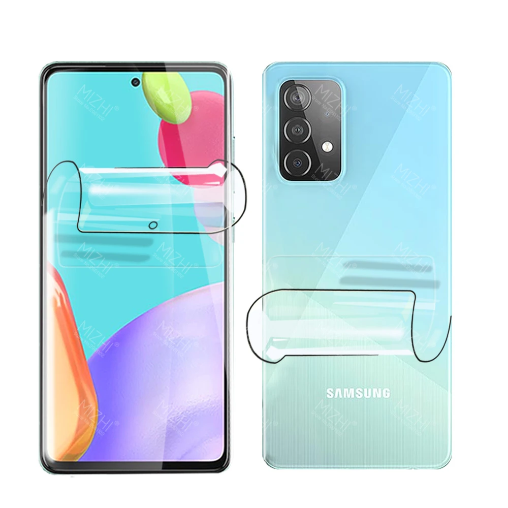 100D Hydrogel Film For Samsung Galaxy A52 A32 5G A02s A12 A72 A22 Back Screen Protector For Samsung A 52 02s 12 32 Camera Glass phone tempered glass