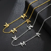 Elegant Mother's Day Mama Letter Pendant Necklaces Charms For Women Mom Baby Nameplate Clavicle Chain Choker Jewelry Best Gifts - Image 2
