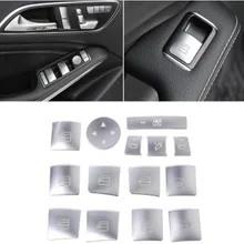 Car Window Glass Lift Button Sticker For Mercedes Benz A B C E GLA CLA GLK GL ML GLE Class Car Window Glass Lift Button Sticker For Mercedes Benz A B C E GLA CLA GLK GL ML GLE Class