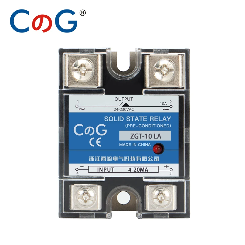 10A 25A LA Single Phase Linear Proportional Controller Input 0-10V OR 4-20mA output 24-230VAC Voltage Type Solid State Relay |