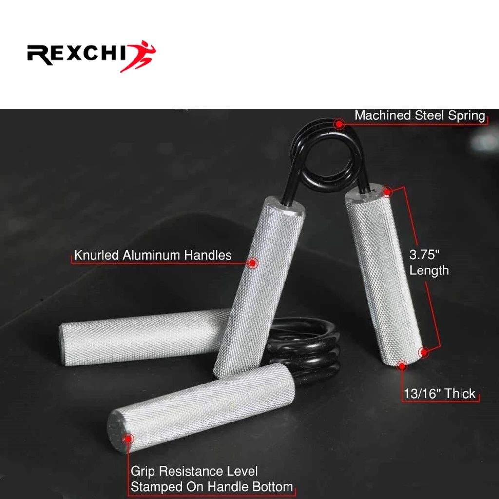 REXCHI 100-300LBS Тренажерный Зал Фитнес рукоятка для мужчин регулируемый палец тяжелый тренажер Сила восстановления мышц ручной захват тренажер