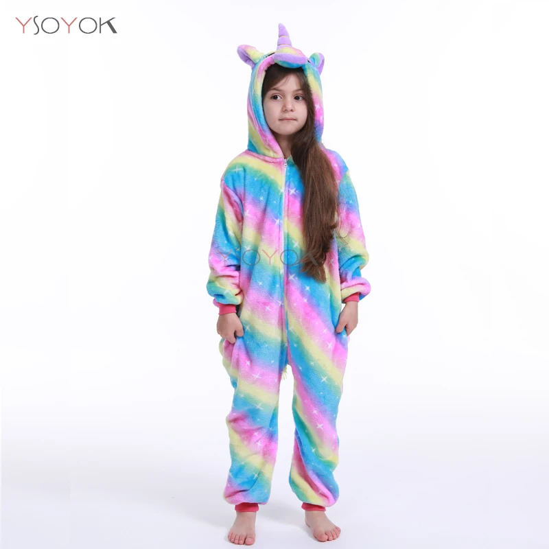 rainbow unicorn onesie kids