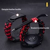20 22mm Strap For Samsung Galaxy Watch 3 41 45mm Watch Strap For Huawei  Watch GT 2e GT2 46mm Leather Clasp Nylon Rope Bracelet ► Photo 2/6