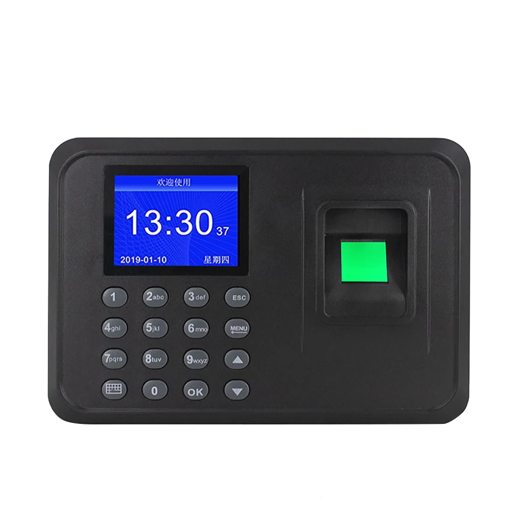 Большой емкости проверка посещаемости школы Голосовая функция смарт-Регистратор времени офис ЖК-экран управление биометрический отпечаток пальца