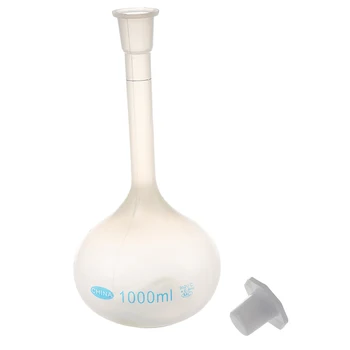 

1000ml Long Neck Clear White Plastic Volumetric Measuring Flask