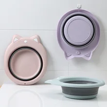 Портативный водонепроницаемый складной бассейн складное ведро туризм открытый детский силиконовый умывальник Рыбалка продвижение Кемпинг ведро для мойки автомобилей кухня