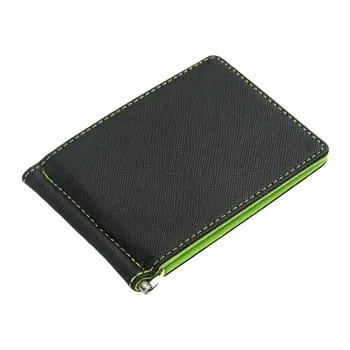 

Mens Slim Bifold Front Pocket Wallet with Money Clip