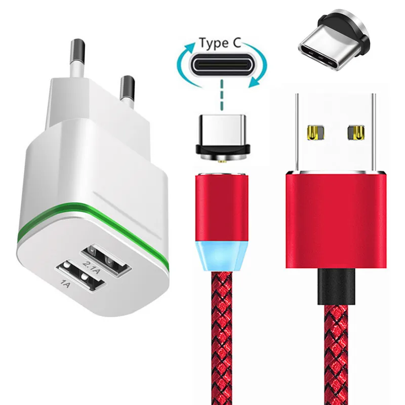 Магнитный зарядный кабель usb Type C для Xiaomi Mi A3 10 9 9T Redmi 8 Note T 7 Pro Huawei P20 lite P30|Зарядные