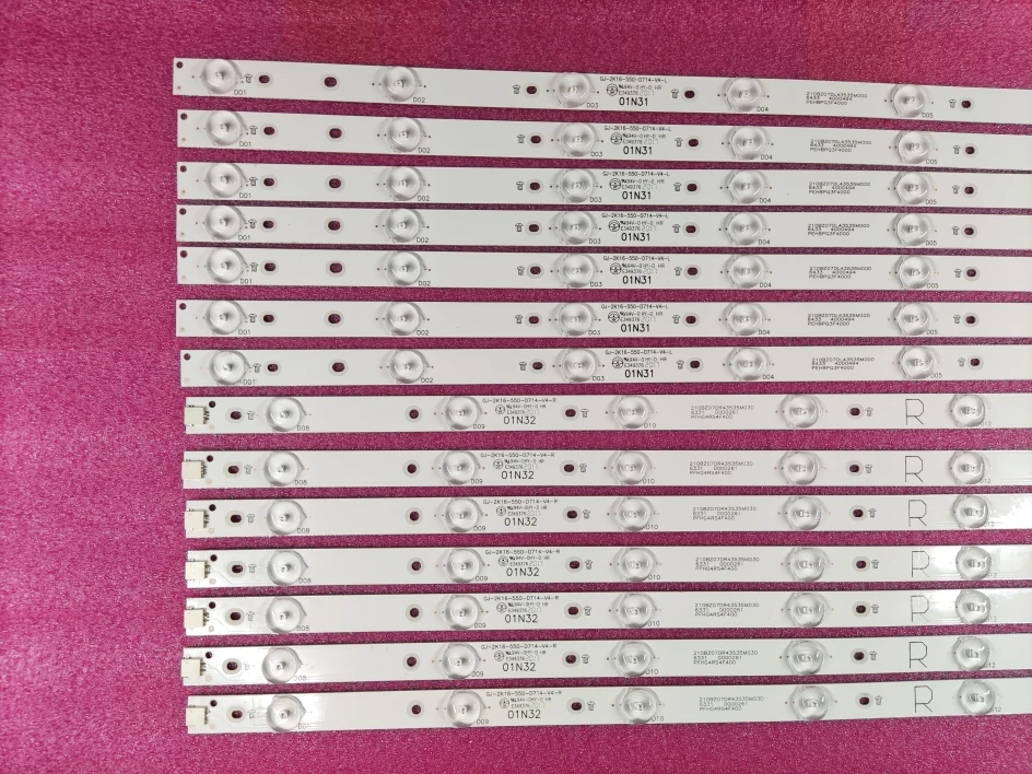 Светодиодная лента для подсветки 55PFF5701 55PUS6501 LB55072 55PUS6561 55PUS6581 55PUS6101 55PUH6101 55PUS6401 01N31