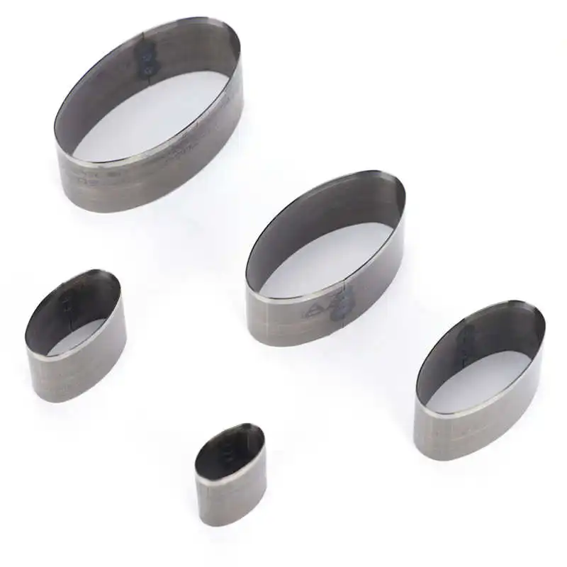 5Pcs Leather Punch Die Set Cutter Hollow Oval Cutting Mold Craft Hand-Made DIY Tool Craft Leather Tool Hollow Punching Cutter
