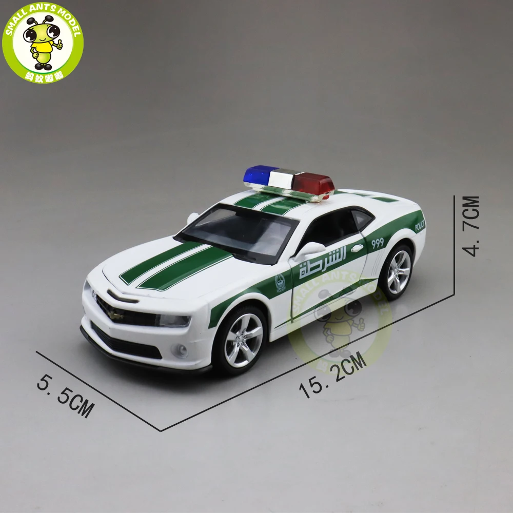 1/32 Chevrolet Camaro Poli ce машина литая под давлением Модель автомобиля игрушки Дети Мальчики Подарки