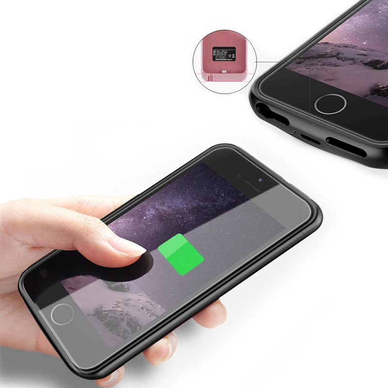 4000 мАч, зарядное устройство для мобильного телефона, чехол для iphone 5 5S se, Внешнее зарядное устройство, резервный внешний аккумулятор, чехол для зарядки iphone