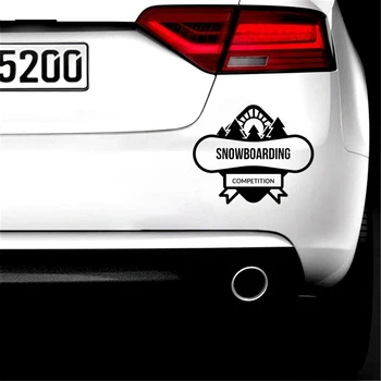 

Three Ratels C422-3 Alpine skiing sports Snowboarding logo Car sticker ski decoration sticker