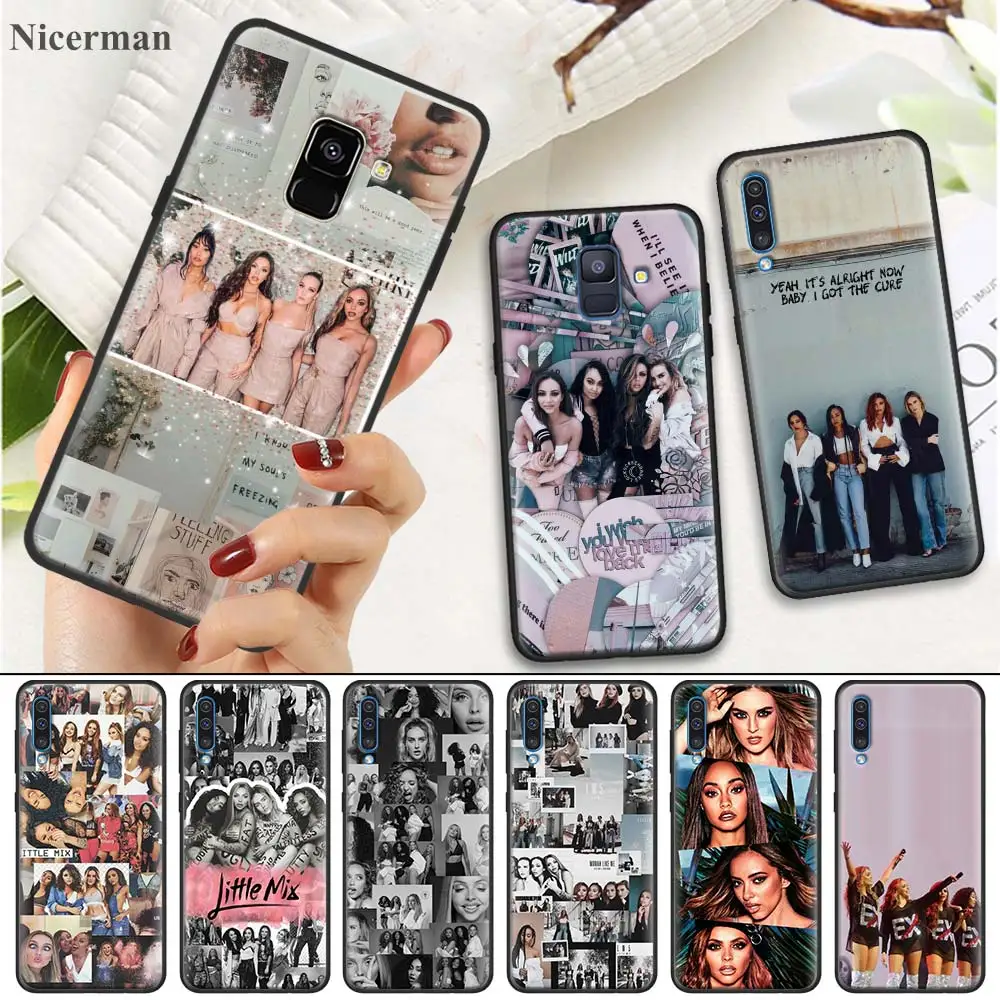 

TPU Silicone Case Cover for Samsung Galaxy A10 A20 A30 A40 A50 A60 A70 A80 A10E A20E A6 A7 A8 Plus 2018 Little Mix Phone Shell