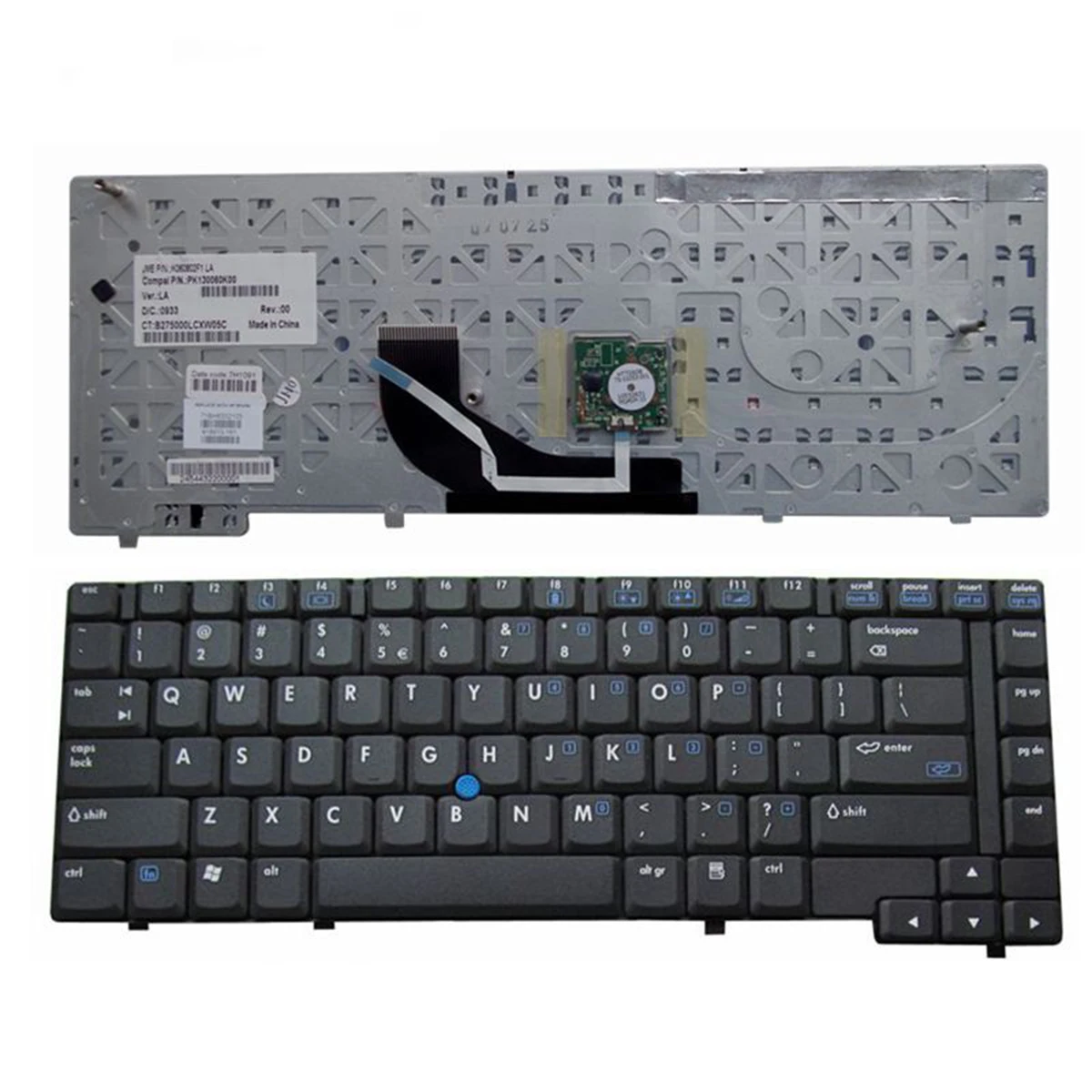 Новая клавиатура US для ноутбука HP NC6400 6400 с черной точкой |