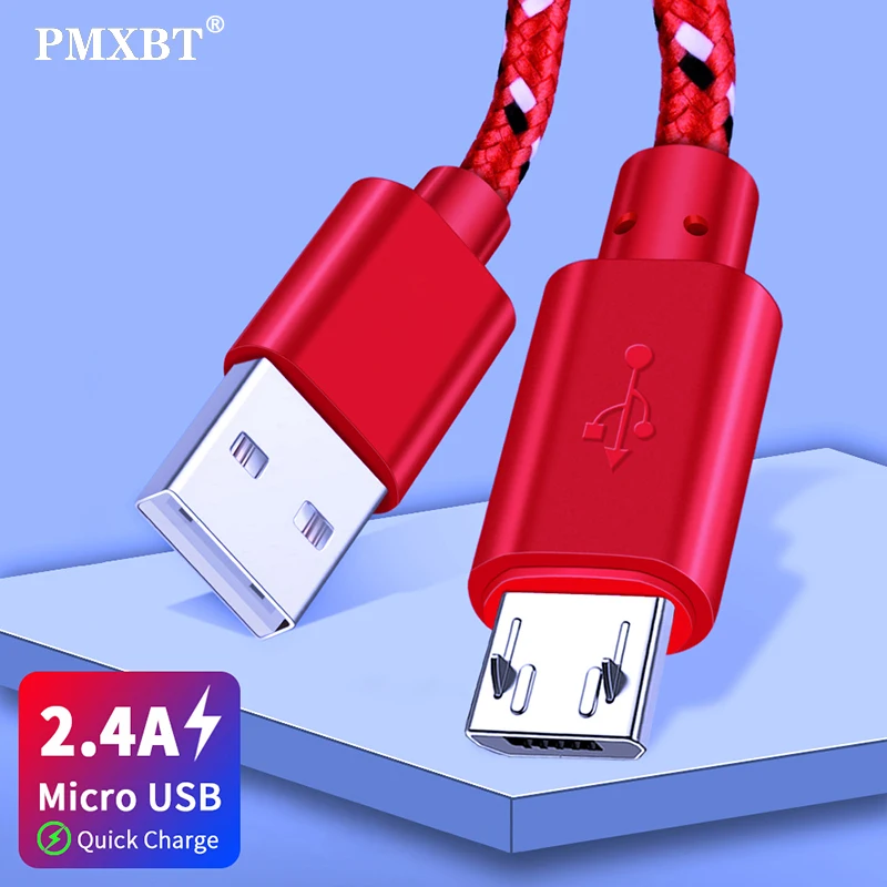 2 м Micro USB кабель для быстрой зарядки и передачи данных зарядное устройство Samsung S6 S7