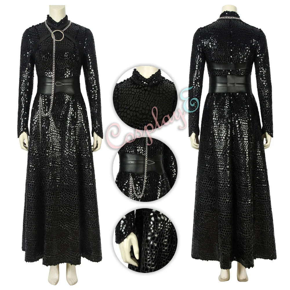

Sansa Stark Costume Game of Thrones Season 8 Cosplay Black Color