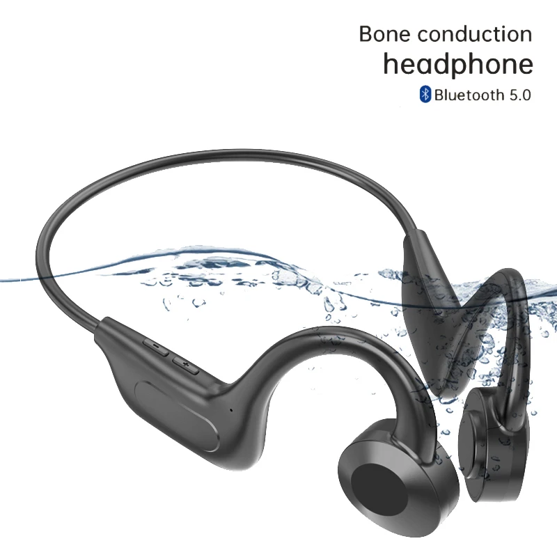 Наушники для плавания с костной проводимостью Беспроводная Bluetooth-гарнитура 5 0