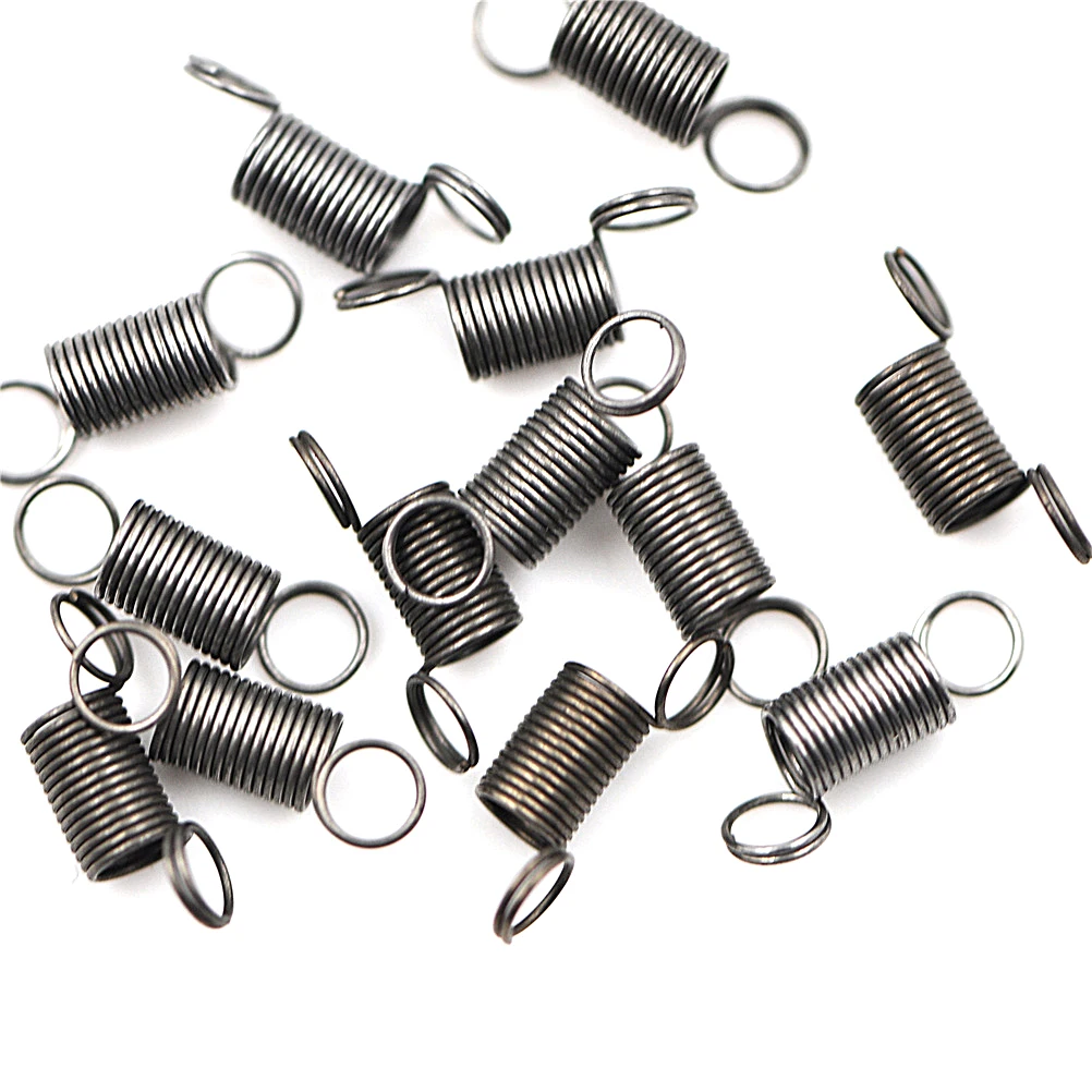 10Pcs/lot Small Tension Spring Coil Stainless Steel Dual Hook Mini High Quailty | Обустройство дома