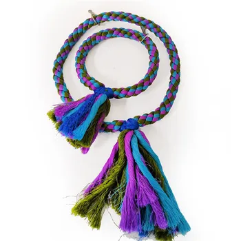 

Bird Perch Toy Round Cotton Rope Chewing Bar Parrot Swing Climbing Standing Toys With Bird Supplies