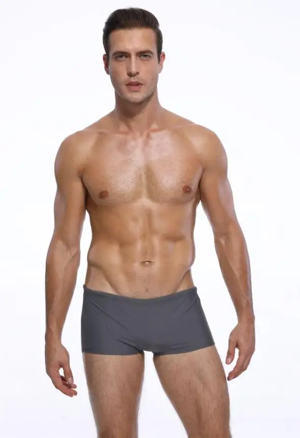 Private BOYTHOR Men's Low-Waist Boxer Swimming Trunk Sexy Tight-Fitting Sports Swimwear Swimming Quick-Drying