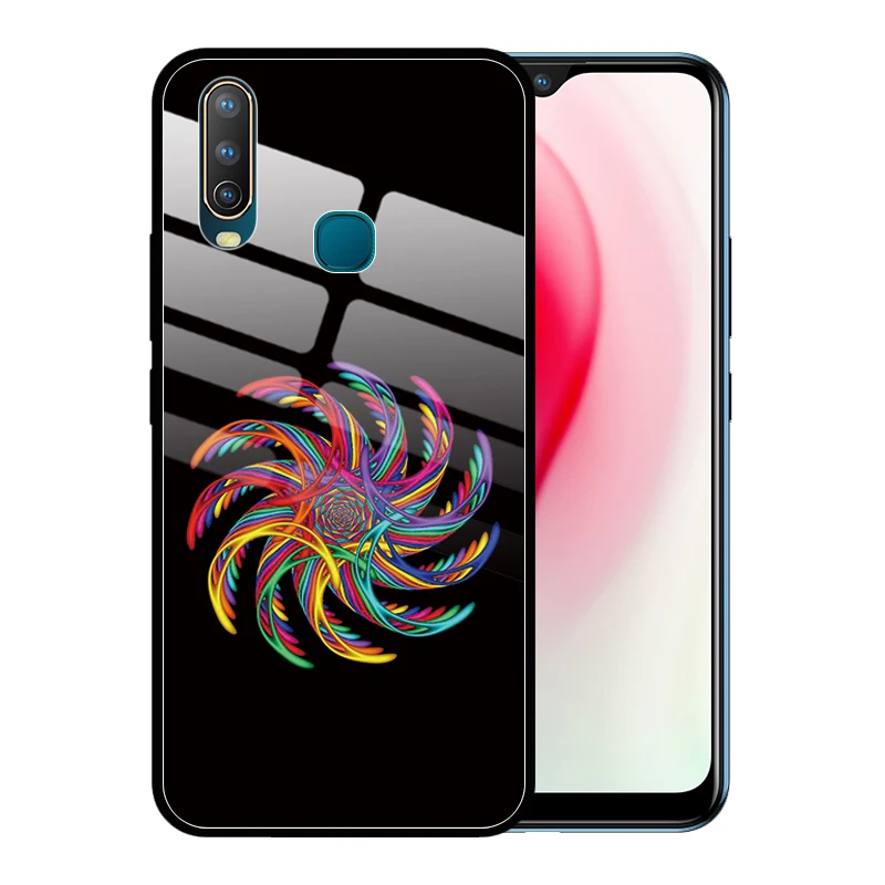 Fantasy Tempered Glass Case Cover for VIVO Y15 Y17 Y12 Y93 Y85 Y81 Y19 Y75 U3 Y66 Coque Funda | Мобильные телефоны и