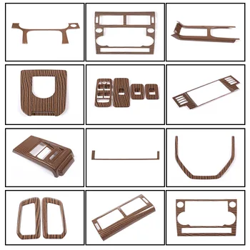 

ABS Car Interior Steering Wheel Decoration Strip Frame Cover Trim Accessories For Land Rover Discovery 2015 2016 2017 2018