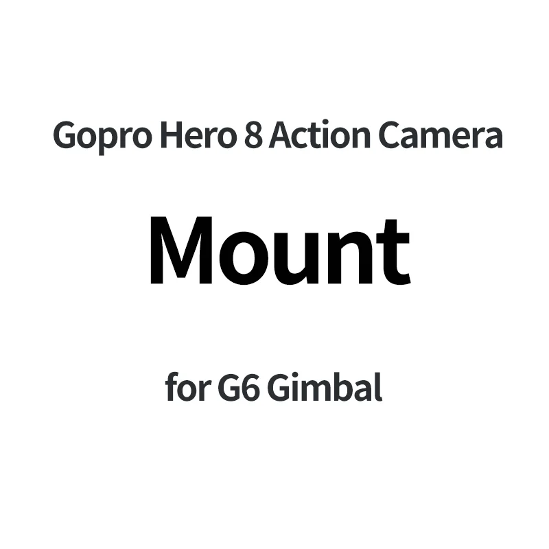 FeiyuTech адаптер крепления для экшн-камеры Gopro Hero 8 используется на G6 Gimbal