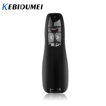 

Kebidumei USB R400 Wireless Presenter Red Laser Pointer PPT Remote Control Pointer Pen for PowerPoint Presentation Teacher