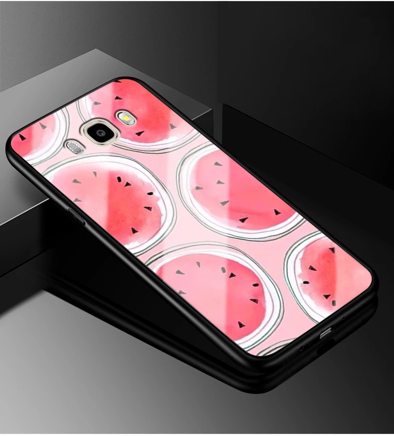 Для samsung J7 чехол из закаленного стекла задняя крышка для samsung Galaxy J7 чехол для телефона SM-J710FN J710 J 7 Мягкий Бампер j710f - Цвет: 5  J7 2016 J710F