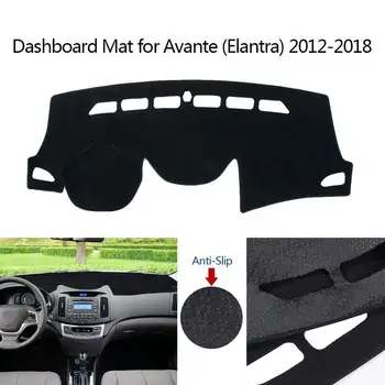 

Car Dash Mat Fit for Hyundai Elantra 2012-2018 Left Hand Drive Anti-Slip Dashboard Protection Cover