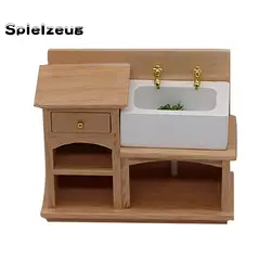 1:12 весы кукольный домик миниатюрная мебель деревянная кухонная плита Шкаф в ванную комнату шкаф набор мини кухонный аксессуар # p4