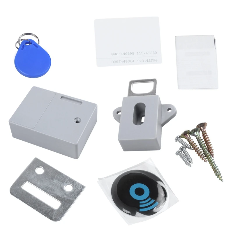 Hlzs-невидимый скрытый RFID свободный открытие интеллектуальный датчик шкаф замок шкаф гардероб ящик обувного шкафа дверной замок электронный