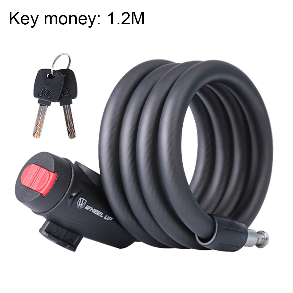 Five-digital Codes Password Bike Safety Steel Wire Cable Anti-theft Bicycle Lock
