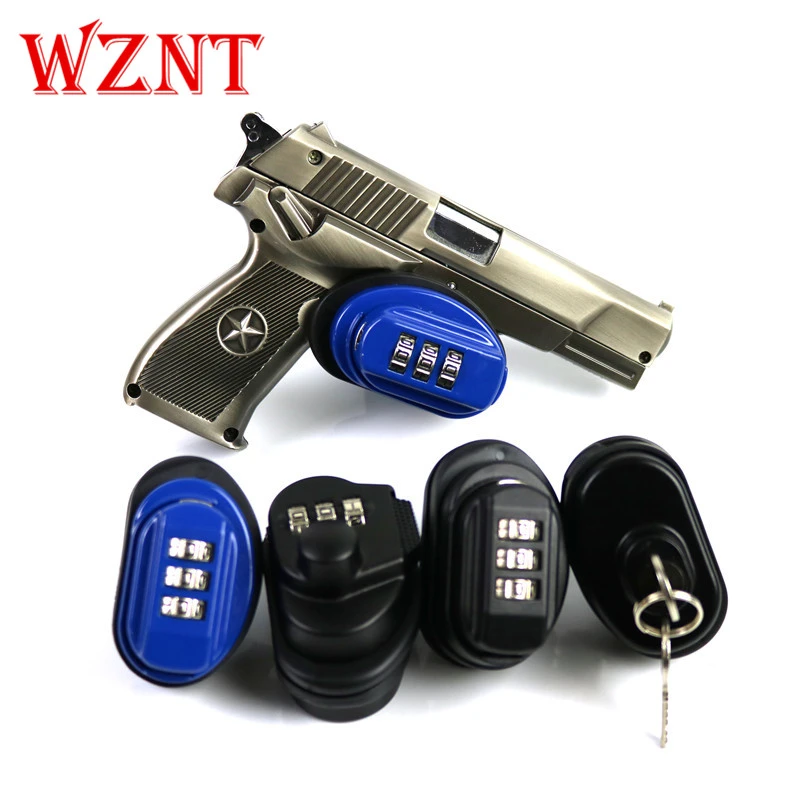 Free shipping Gun Trigger Lock Zinc Alloy Trigger Password Lock Rifle