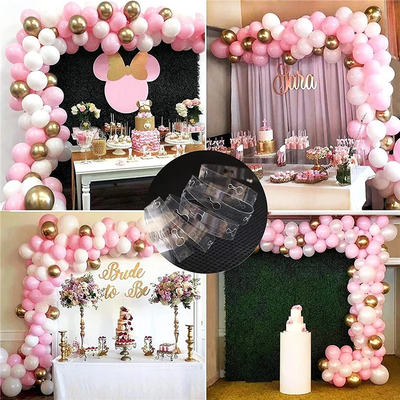 

5M Balloon Chain Wedding Party Baby ShowerKids Birthday Balloons Backdrop Decoration Balloon Chain Arch Decor