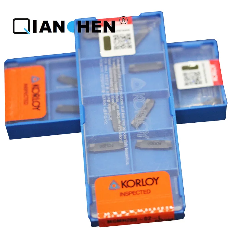Оригинальная Корея Korloy MGMN200-02L PC5300 MGMN200-02-R MGMN200-04-R (10 шт./лот) вставки для внутренней
