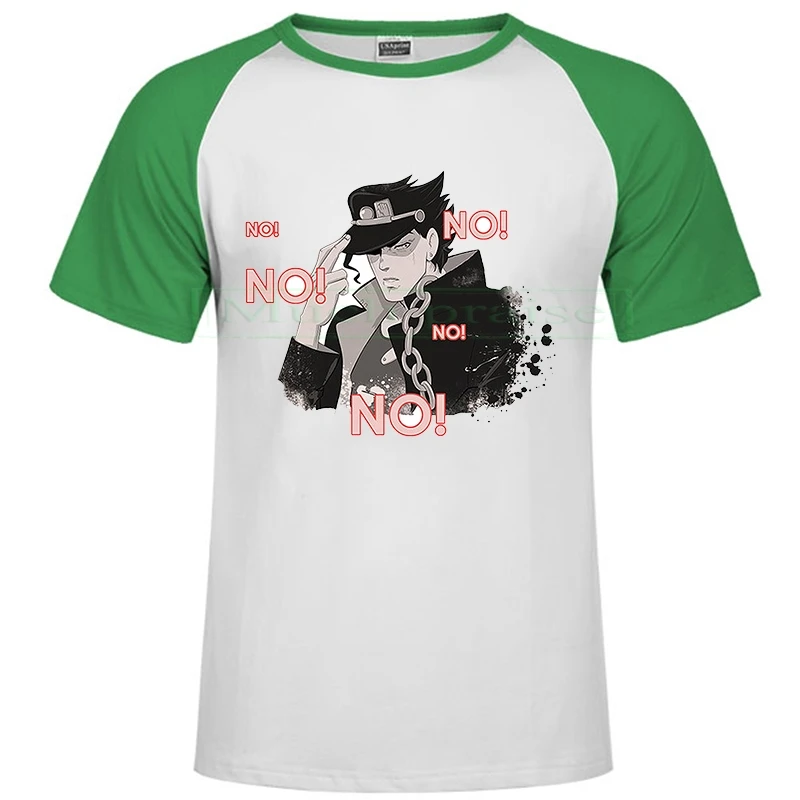 

T Shirt Cool JoJo Bizarre Adventure Graphic Print Tee Japanese Anime Style Tshirt Plus Size Cotton Soft Tops T-Shirt Men