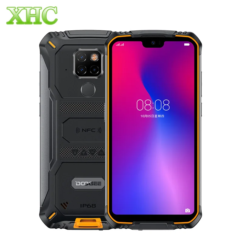 

DOOGEE S68 Pro Android 9.0 5.9inch Mobile Phone RAM 6GB ROM 128GB Helio P70 Dual SIM Fingerprint Unlocked LTE 4G OTG Smartphone